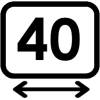 40 cm