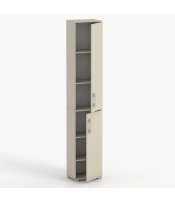 Szafa z półkami 189 cm 2D Regał z drzwiami. 30 - 50 cm