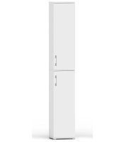 Szafa biurowa Pola 215 - 2D 30 cm biała.