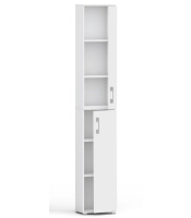 Szafa biurowa Pola 215 - 2D 30 cm biała.