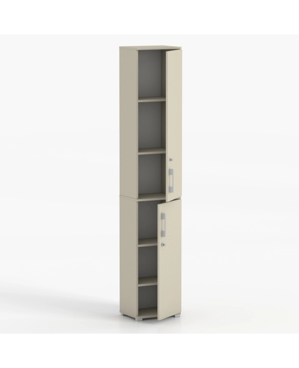 Szafa z półkami 189 cm 2D Regał z drzwiami. 30 - 50 cm