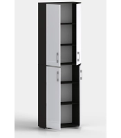 Szafa biurowa Pola 215 - 4D 60cm w kolorze czarnym