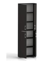 Szafa biurowa Pola 215 - 4D 60cm w kolorze czarnym