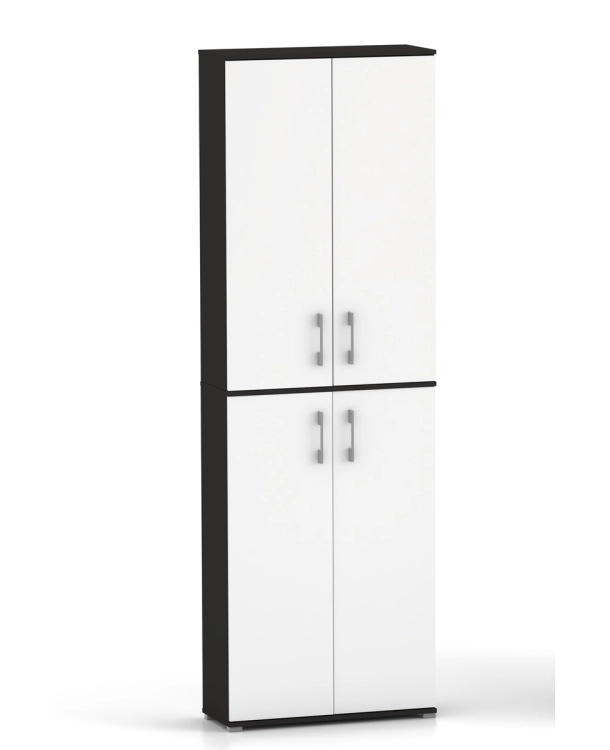 Szafa biurowa Pola 215 - 4D 60cm w kolorze czarnym