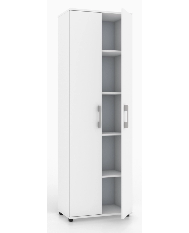 Regał Szafa aktowa G 60 2d biała / szara 60 cm