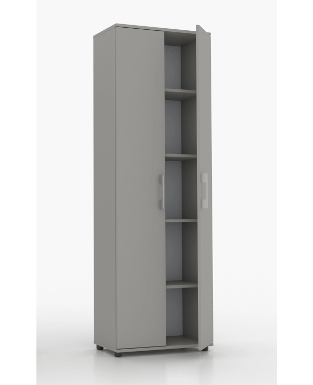 Regał  szafa biurowa G 60 2d Szary 60 cm