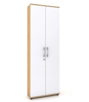 Szafa biurowa G 80 2d HIKORA Naturalna 80 cm zamykana na klucz