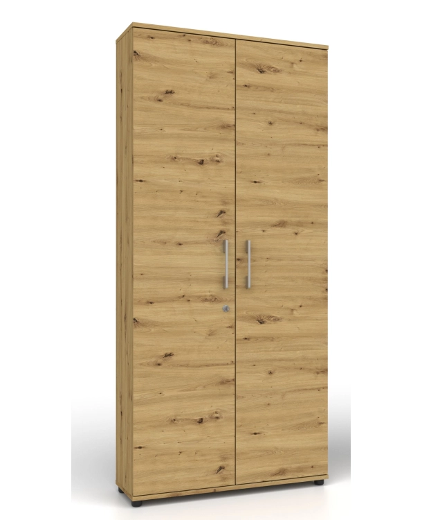 Regał  Szafa G 80 2d Dąb ARTISAN z zamkiem na klucz