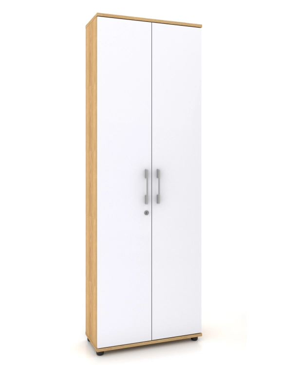 Szafa biurowa G 80 2d HIKORA Naturalna 80 cm zamykana na klucz