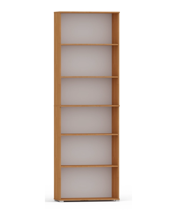 Regał Pola 215x80 olcha, 6 półek na książki i segregatory
