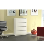 Komoda RICO 4S biała 70 cm