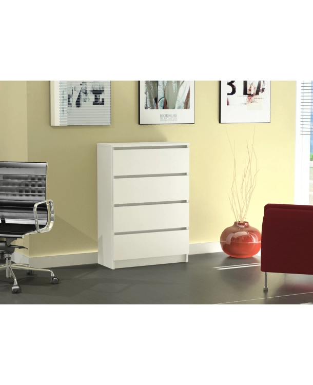 Komoda RICO 4S biała 70 cm