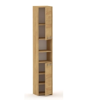 Słupek łazienkowy komin LUNA 40 cm 2D Hikora naturalna