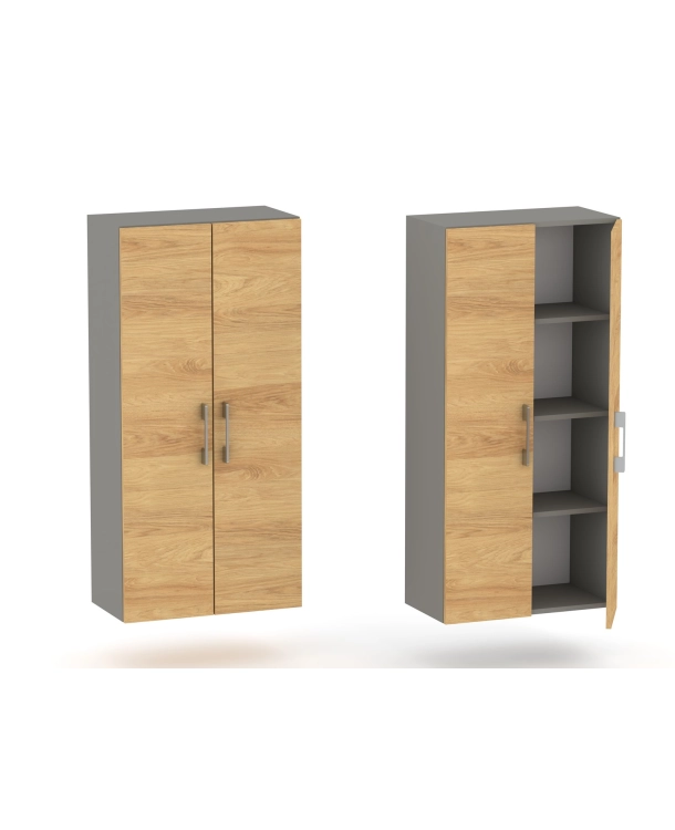 słupek łazienkowy 80 cm wiszacy 125 cm  szary