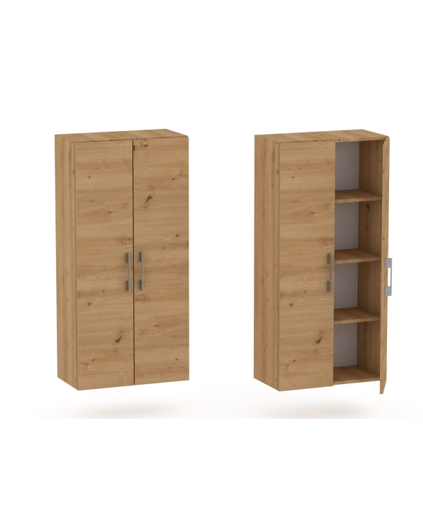 Szafka wiszaca do łązienki szara 125 cm.