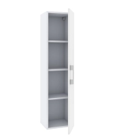 Słupek lazienkowy wiszący LUNA 1D 40 cm Biała
