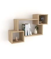 Połka wisząca 3Z Dąb Sonoma 80x57x20 cm - pozioma lub pionowa