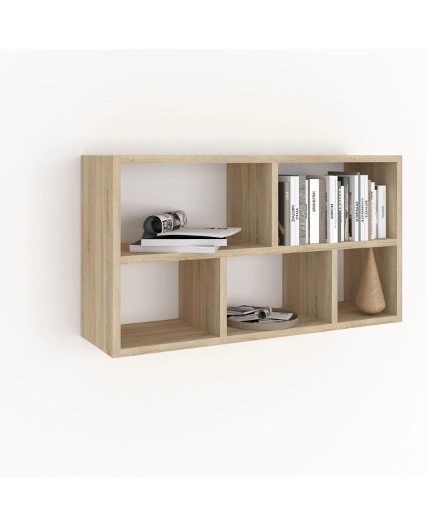 Połka wisząca 4P dąb sonoma 80x50x20 cm - pozioma lub pionowa