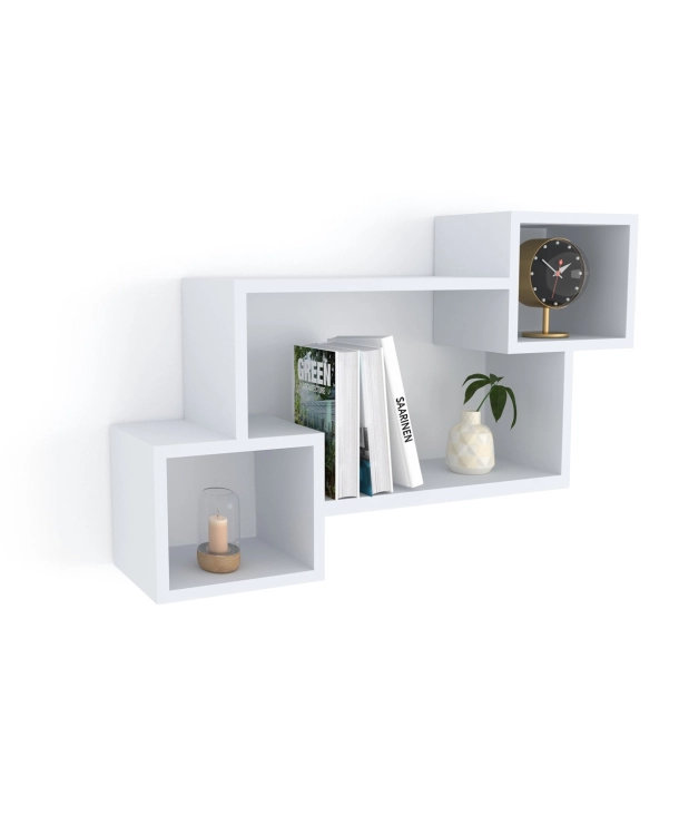 Połka wisząca 3Z biała 80x57x20 cm - pozioma lub pionowa