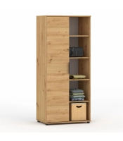 Szafa ubraniowa z drążkiem LIGO 1D 182 cm. do biura. 80-100 cm. rożne kolory