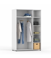 Szafa ubraniowa z drążkiem LIGO 2D 120 cm, do biura lub domu 182 cm rożne kolory