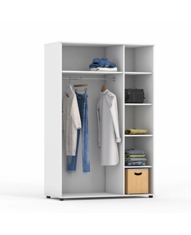 Szafa ubraniowa z drążkiem LIGO 2D 120 cm, do biura lub domu 182 cm rożne kolory