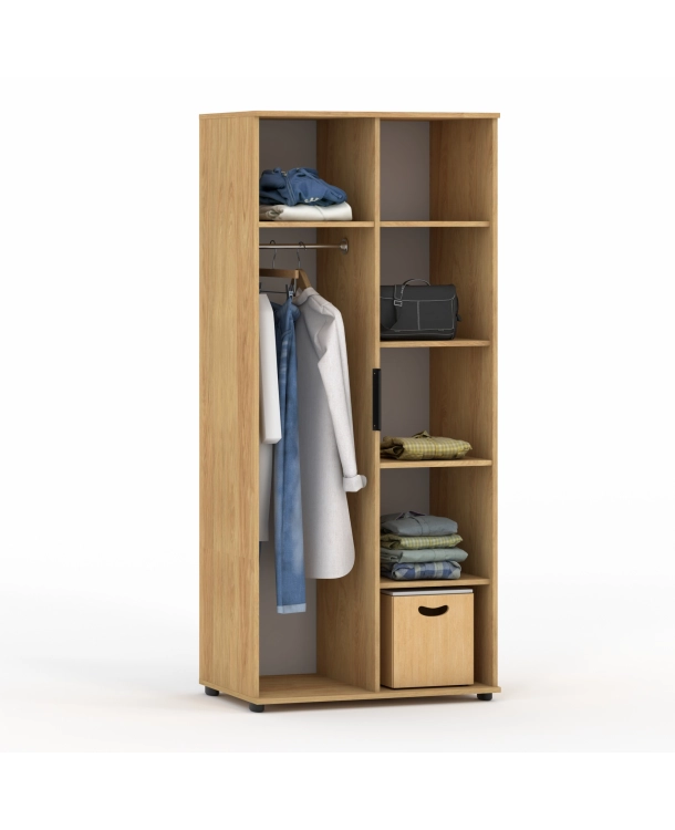 Szafa ubraniowa z drążkiem LIGO 1D 182 cm. do biura. 80-100 cm. rożne kolory