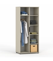 Szafa ubraniowa z drążkiem LIGO 1D 182 cm. do biura. 80-100 cm. rożne kolory
