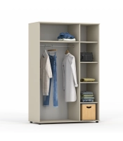 Szafa ubraniowa z drążkiem LIGO 2D 120 cm, do biura lub domu 182 cm rożne kolory