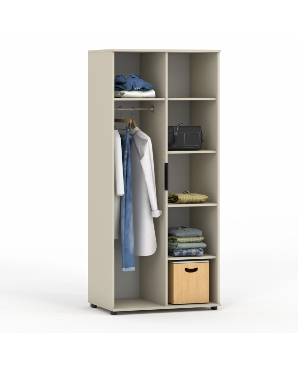 Szafa ubraniowa z drążkiem LIGO 1D 182 cm. do biura. 80-100 cm. rożne kolory
