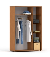 Szafa ubraniowa z drążkiem LIGO 2D 120 cm, do biura lub domu 182 cm rożne kolory