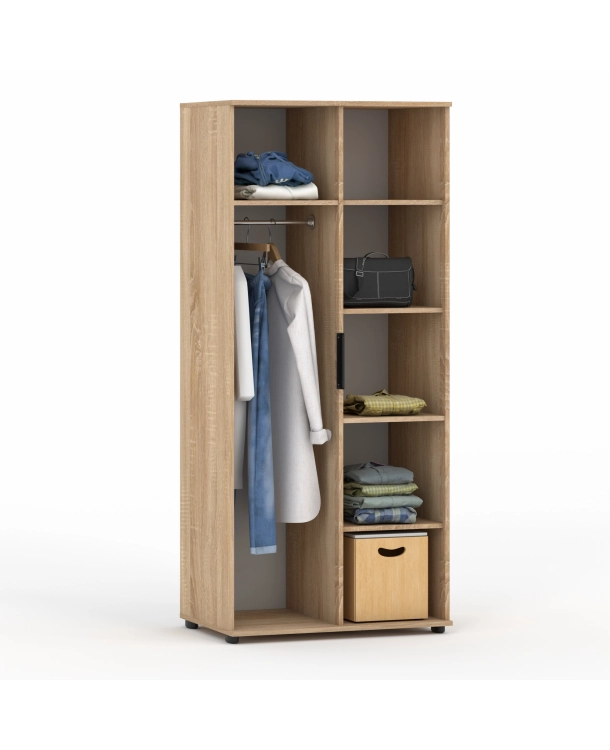 Szafa ubraniowa z drążkiem LIGO 1D 182 cm. do biura. 80-100 cm. rożne kolory